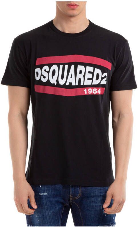 Dsquared2 Iconic T-Shirt Zwart Heren