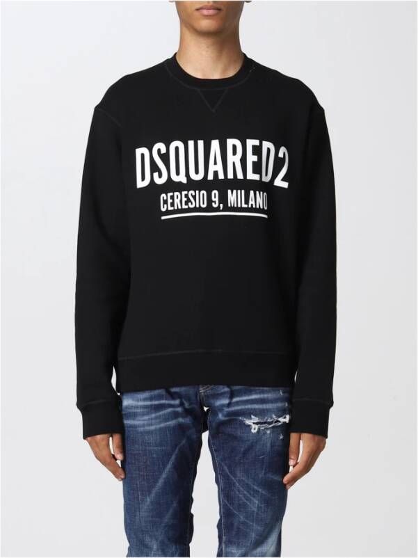 Dsquared2 Iconische Luxe Sweatshirt Zwart Heren