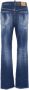 Dsquared2 Hoge Taille Jeans in Heldere Blauwe Kleur Blue Dames - Thumbnail 2