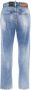 Dsquared2 Blauwe Straight Fit Jeans Aw23 Blauw Dames - Thumbnail 4