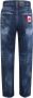 Dsquared2 Blauwe Distressed High Waist Jeans Blauw Dames - Thumbnail 2
