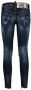 Dsquared2 Versleten skinny jeans met verfspatten Blauw Dames - Thumbnail 2