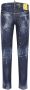 Dsquared2 Cool Girl Cropped Paint Splatter Jeans Blue Dames - Thumbnail 4
