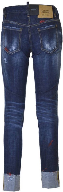 Dsquared2 Stijlvolle Slim-Fit Jeans voor Vrouwen Blauw Dames