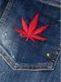 Dsquared2 Paint-Splatter Slim-Cut Jeans Blue Heren - Thumbnail 2