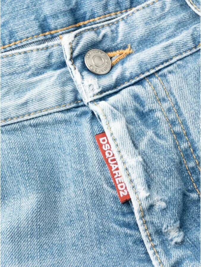 Dsquared2 Italiaanse Slim-Fit Jeans Blauw Heren