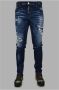 Dsquared2 Slim-Fit Faded Blue Jeans Blauw Heren - Thumbnail 2