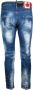 Dsquared2 Slim-Fit Katoenen Jeans voor Heren Blauw Heren - Thumbnail 2