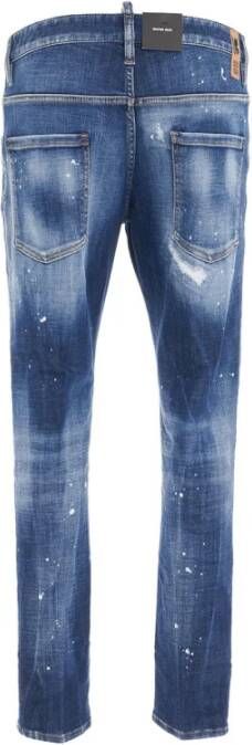 Dsquared2 Blauwe Skater Jeans voor Heren Blauw Heren