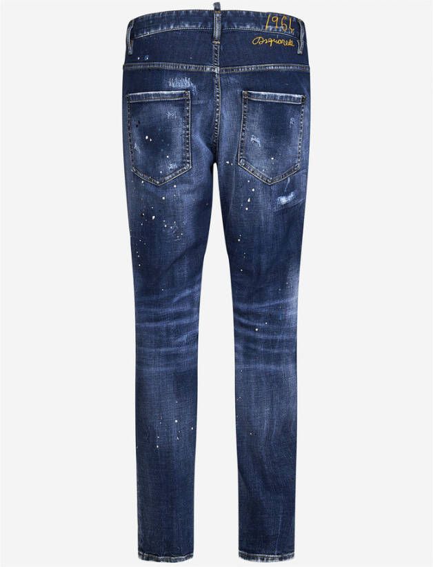 Dsquared2 Blauwe Slim-Fit Jeans Aw22 Blauw Heren
