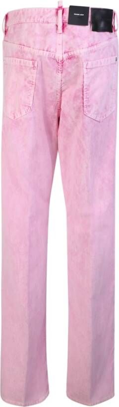 Dsquared2 Roze Velvet Corduroy Jeans voor Heren Roze Heren