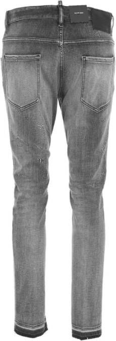 Dsquared2 Grijze Skater Jeans voor Heren Ultiem Comfort en Stijl Zwart Heren