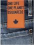 Dsquared2 Jennifer Denim Stretch Jeans Blue Heren - Thumbnail 2