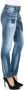 Dsquared2 Jennifer Skinny Jeans Blauw Dames - Thumbnail 2