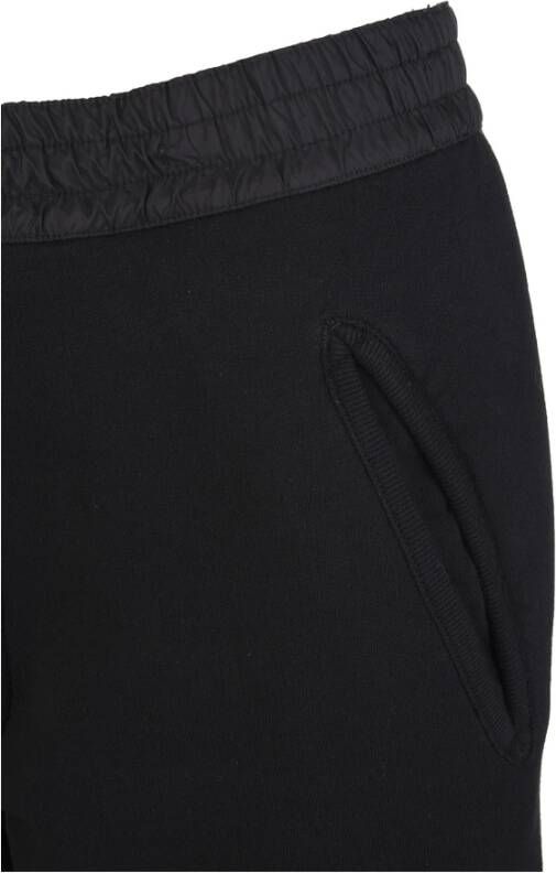 Dsquared2 Zwarte en witte katoenen sweatpants Zwart Heren