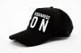 Dsquared2 Iconische Baseballpet met Handtekening Motief Black Heren - Thumbnail 3
