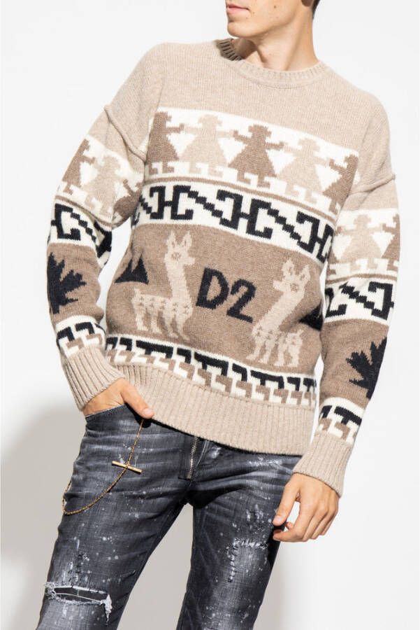 Dsquared2 Knitwear Beige Heren