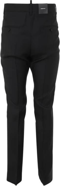 Dsquared2 Zwarte Cigarettebroek Zwart Heren