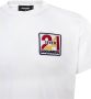 Dsquared2 Logo Geborduurd T-shirt White Heren - Thumbnail 2