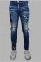 Dsquared2 Luxe Blauwe Jeans met Bloemenborduursel Blauw Heren - Thumbnail 2