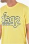 Dsquared2 Geel Cigarette Fit T-shirt voor Heren Yellow Heren - Thumbnail 3