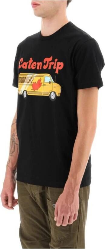 Dsquared2 Men's Top Zwart Heren