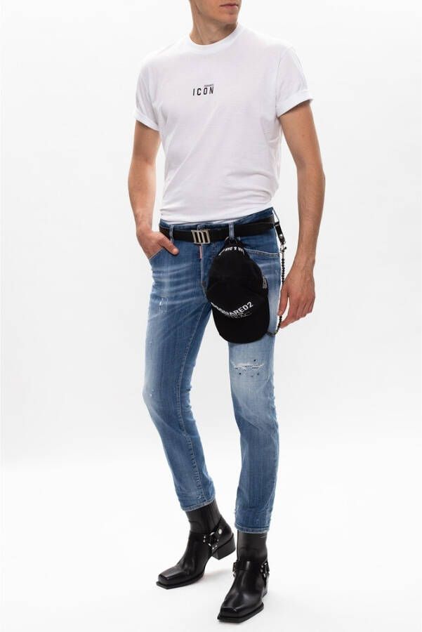 Dsquared2 Mini-icoon Cool T-shirt Wit Heren