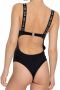 Dsquared2 Elastische Band Eendelig Badpak Zwart Dames - Thumbnail 2
