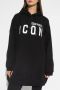 Dsquared2 Zwarte Oversized Hoodie Zwart Dames - Thumbnail 2