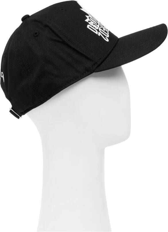 DSQUARED2 KIDS Pet met logoprint Zwart - Foto 4