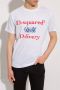 Dsquared2 Heren Slip-On T-Shirt met Bedrukte Tekst White Heren - Thumbnail 2