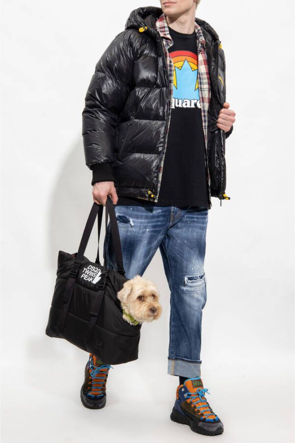Dsquared2 Bedrukt t-shirt Zwart Heren