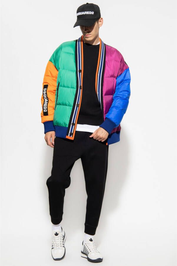 Dsquared2 Geribbeld sweatshirt Zwart Heren