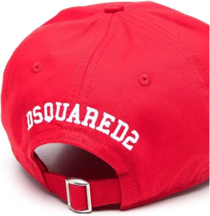 Dsquared2 Rode hoeden voor mannen Rood Heren