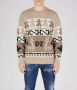 Dsquared2 Ronde-hals Gebreide Trui Beige Heren - Thumbnail 4