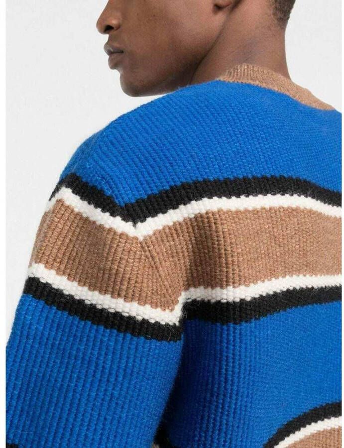 Dsquared2 Ronde hals gekweek Blauw Heren