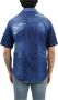 Dsquared2 Denim Overhemd Korte Mouw Mannen Italië Blue Heren - Thumbnail 2