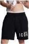 Dsquared2 Zwarte Bermuda Shorts met Elastische Taille Zwart Heren - Thumbnail 9