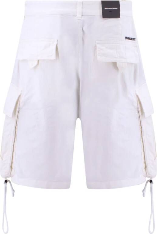 Dsquared2 Witte Ss23 Herenshorts Wit Heren