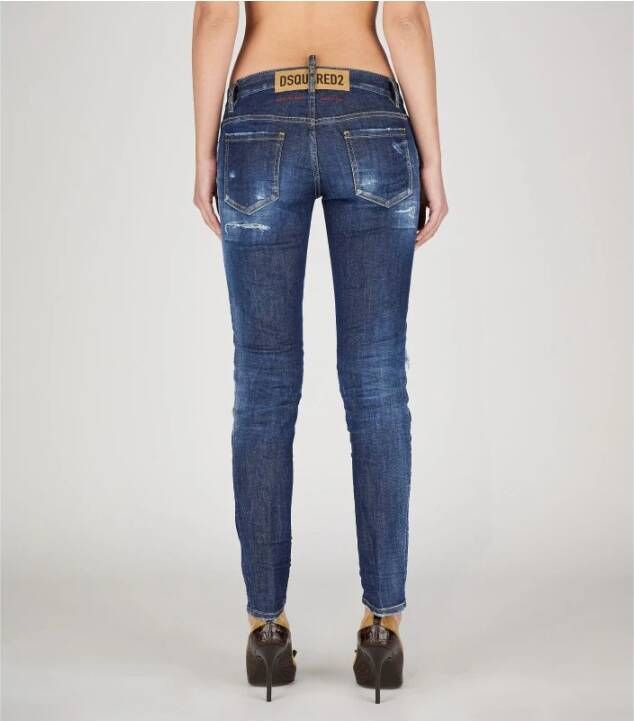 Dsquared2 Skinny Jeans Blauw Dames