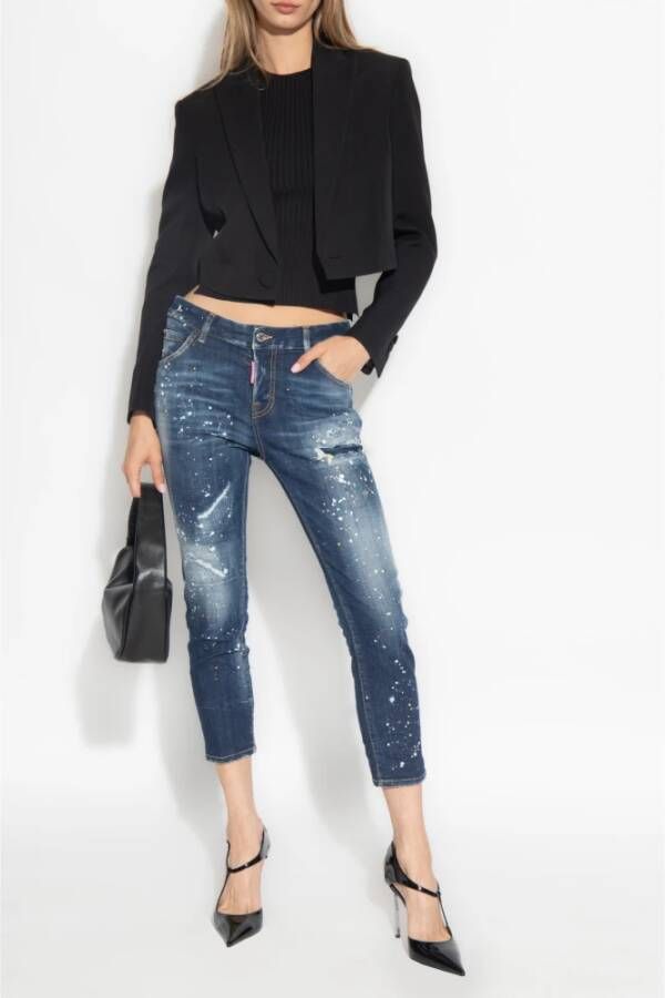 Dsquared2 Cool Girl Geknipte jeans Blauw Dames
