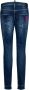 Dsquared2 Donkerblauwe Skinny Jeans met Raffelige Zoom Blauw Heren - Thumbnail 2