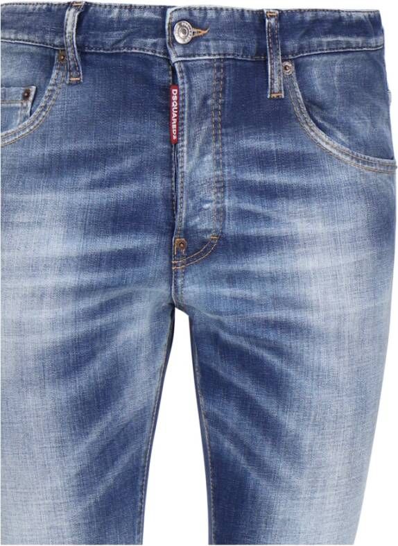 Dsquared2 Stijlvolle Blauwe Skinny Jeans voor Heren Blauw Heren
