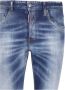 Dsquared2 Skater Jeans met knoopsluiting aan de voorkant Blue Heren - Thumbnail 10