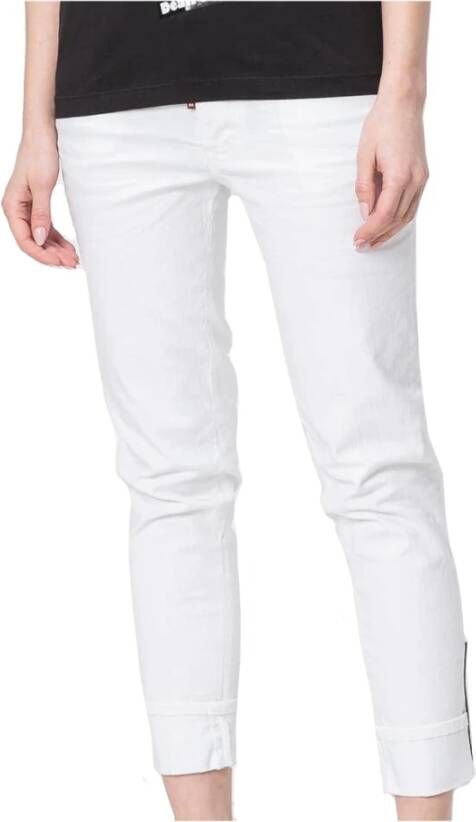 Dsquared2 Stijlvolle Skinny Jeans Wit Dames