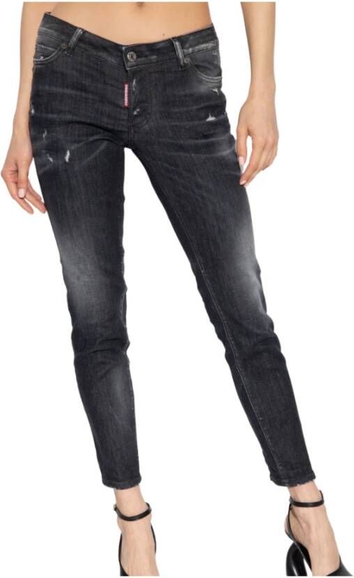 Dsquared2 Zwarte Skinny Jeans voor Vrouwen Zwart Dames