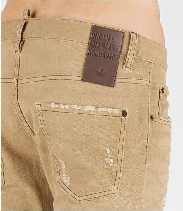 Dsquared2 Slim-fit Broek Beige Heren
