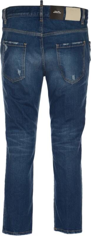 Dsquared2 Cool Girl Cropped Slim-fit Jeans Blauw Dames