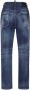 Dsquared2 Dames Straight Leg Denim Jeans Blauw Dames - Thumbnail 2