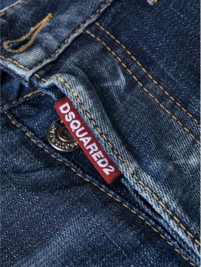 Dsquared2 Slim-fit Jeans Blauw Dames